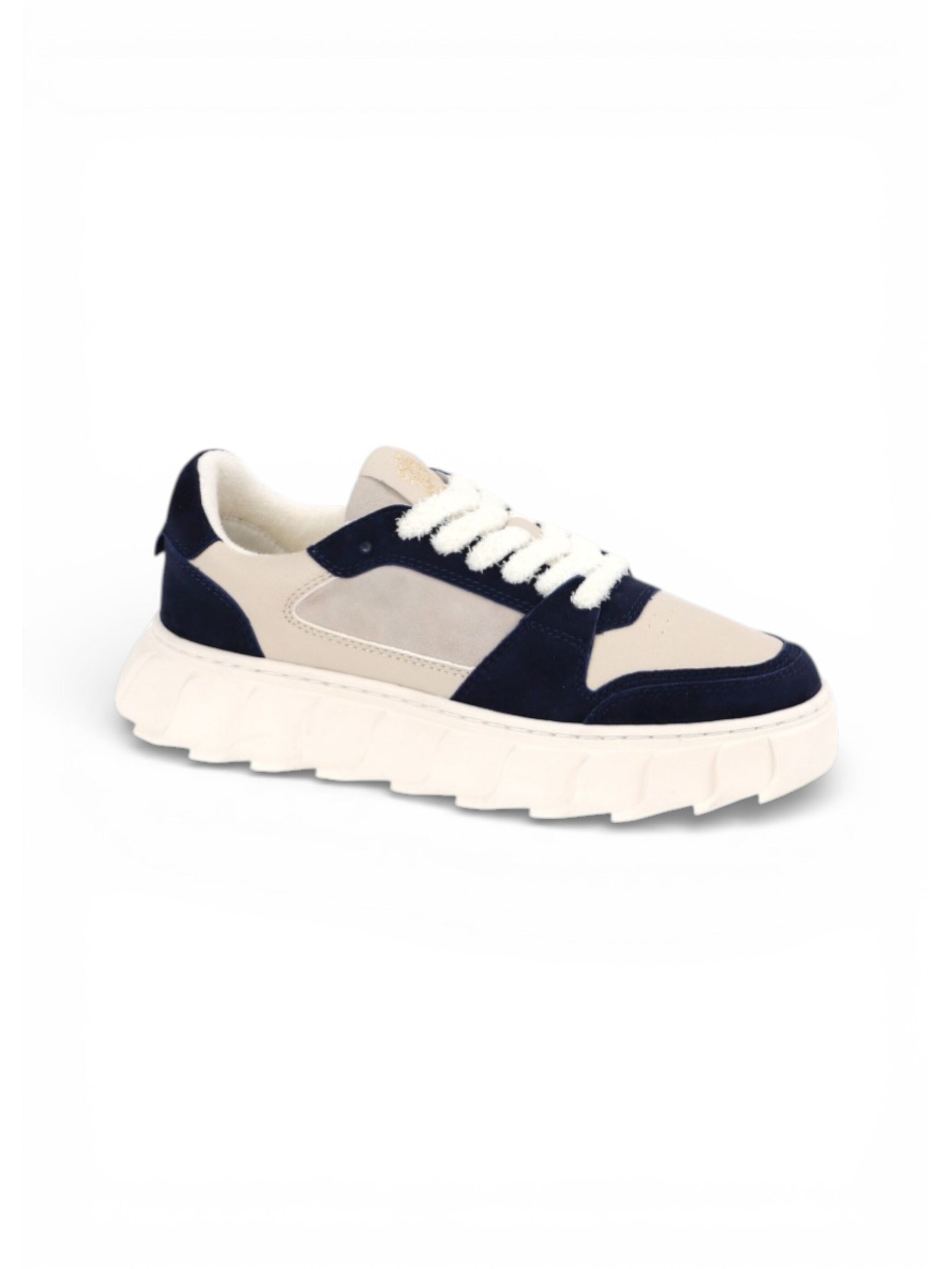 Apple of Eden Sneaker 'LONDON', ca. 3,5 cm Absatz in Blau