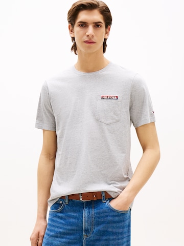 pilka TOMMY HILFIGER Marškinėliai: priekis