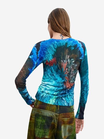 Desigual Pullover 'JERS_POMPOM_LACROIX 26WWJF02'‌‌‌‌‌ in Blau