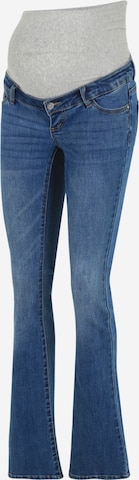 Only Maternity Flared Jeans 'ROSE' i blå: framsida