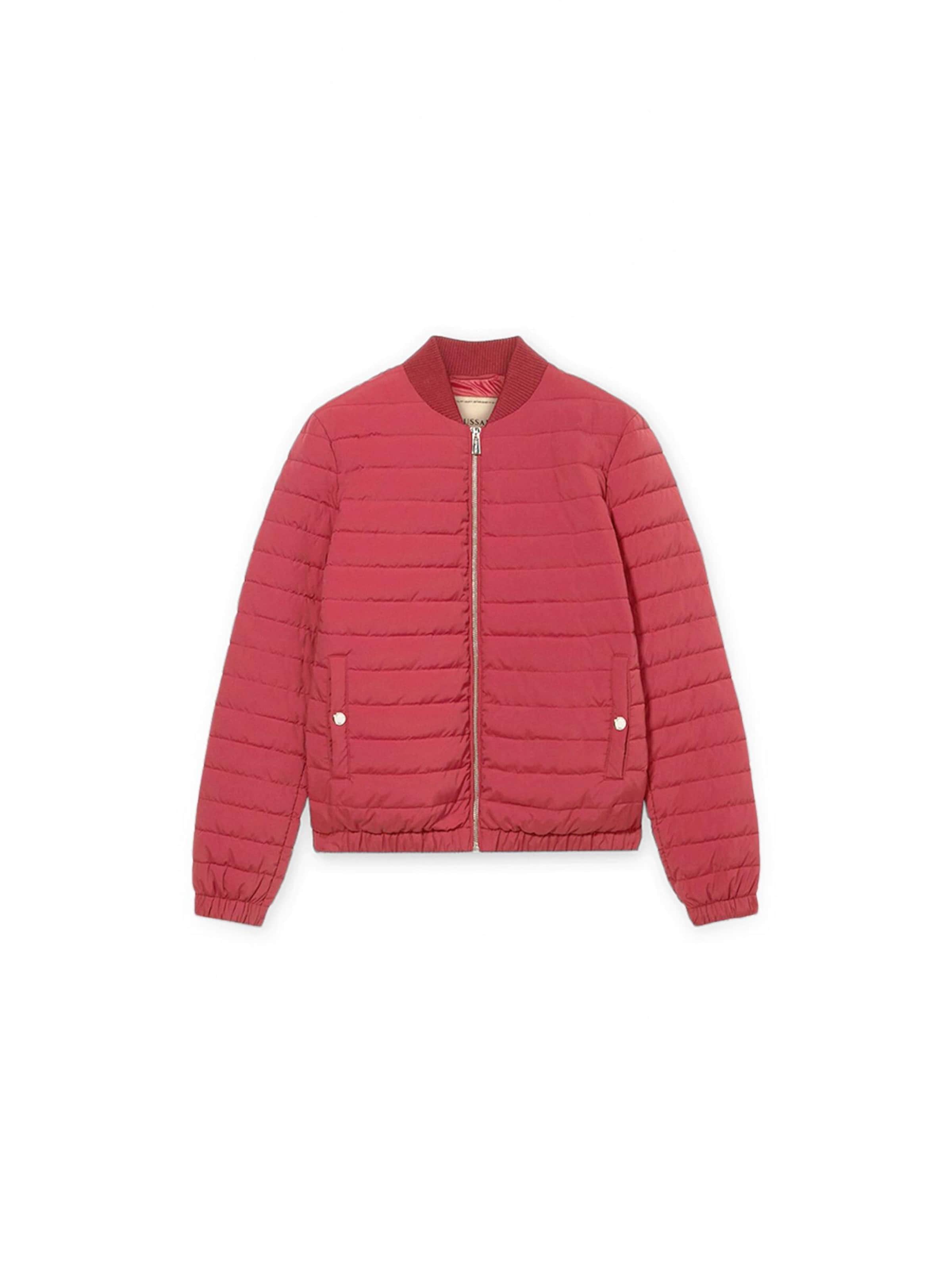 Veste d’hiver Trussardi en rouge : devant