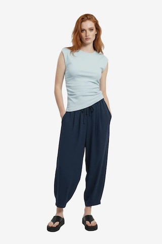No Matter What Loosefit Harembroek in Blauw: voorkant