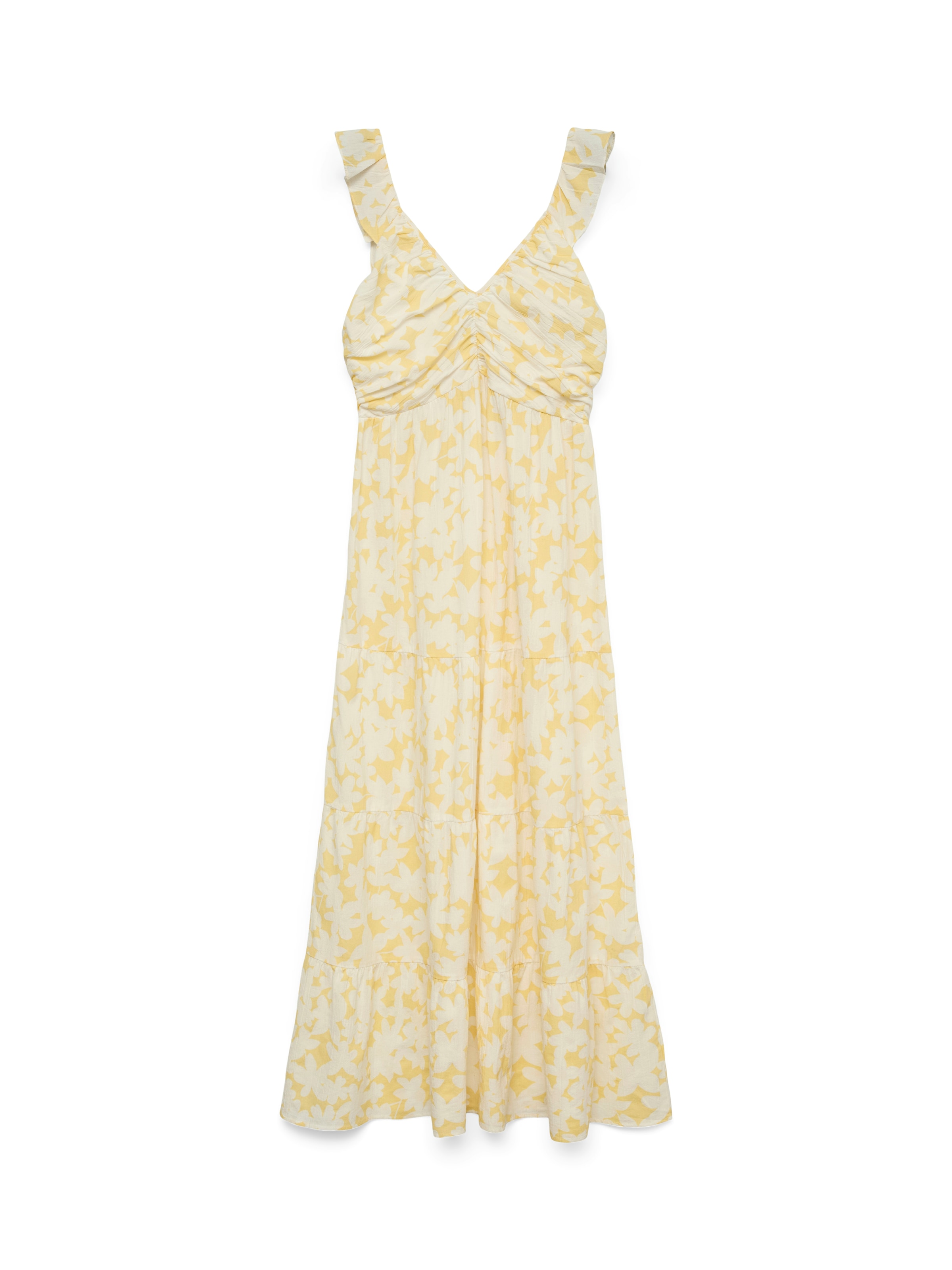 VERO MODA Summer Dress in Gold: front