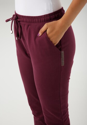 Aniston CASUAL Tapered Pants in Red