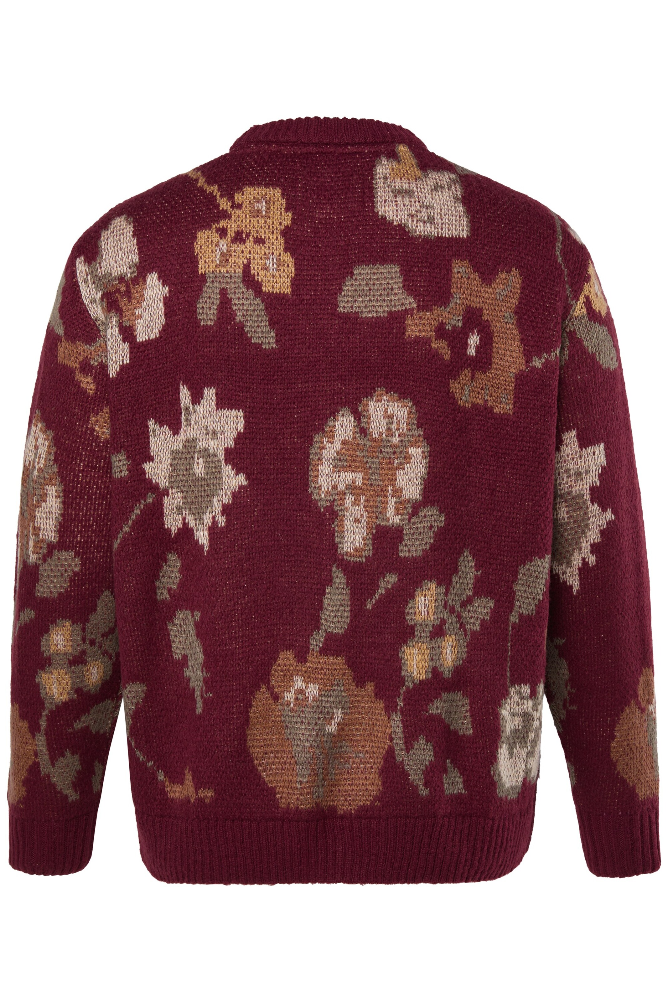 STHUGE Gebreid vest in Rood