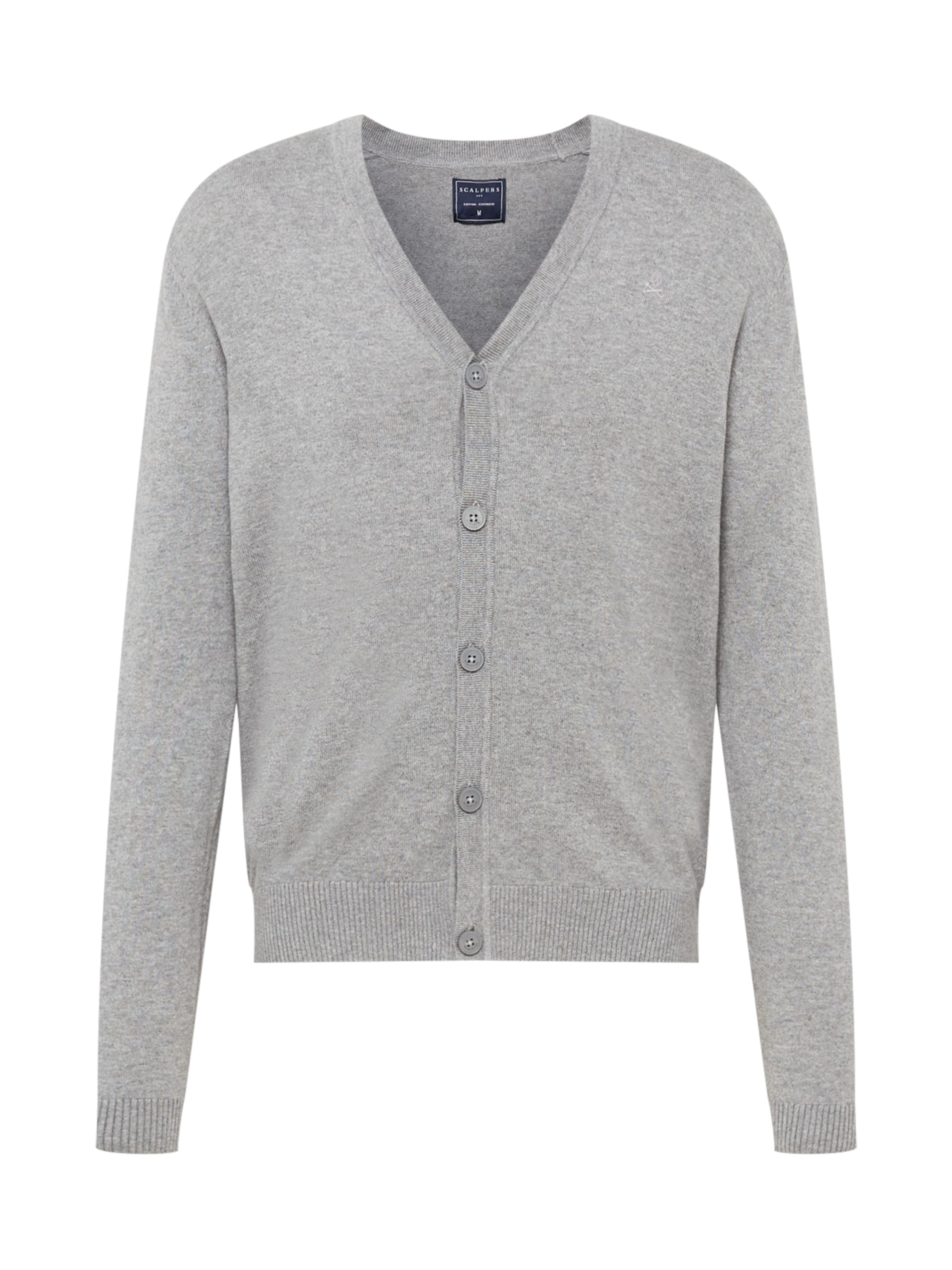 Scalpers Kardigan – šedá: přední strana