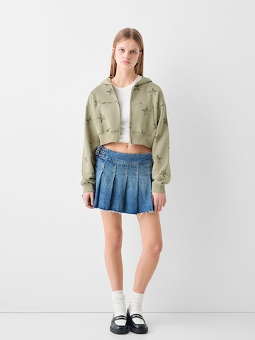 Veste de survêtement Bershka en beige