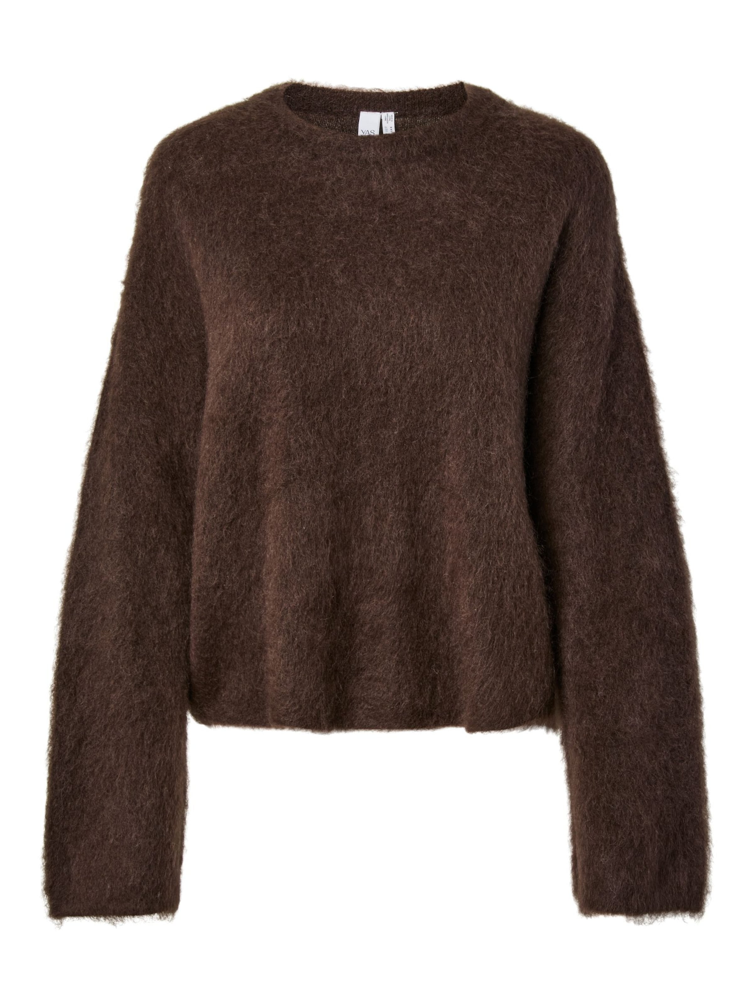 YAS Pullover 'TILDE' i M i brun, Produktvisning