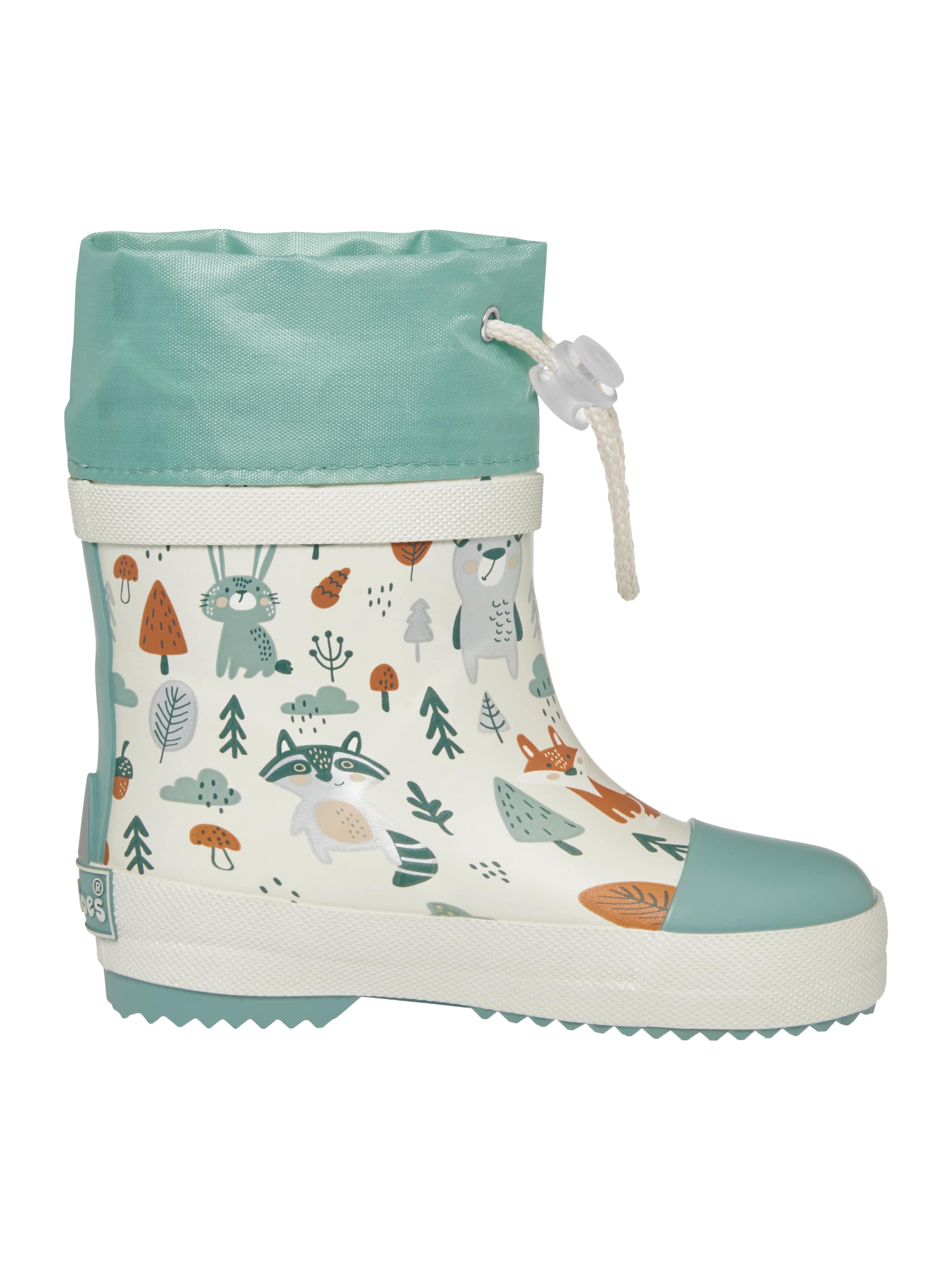 Stivale di gomma 'Wald' di PLAYSHOES in bianco