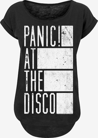 T-shirt 'Panic At The Disco' F4NT4STIC en noir : devant