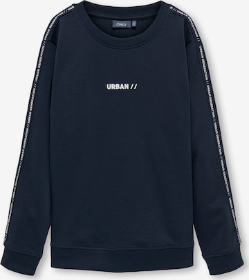 KIDS ONLY BOY Sweatshirt 'ALEX' in Blauw: voorkant