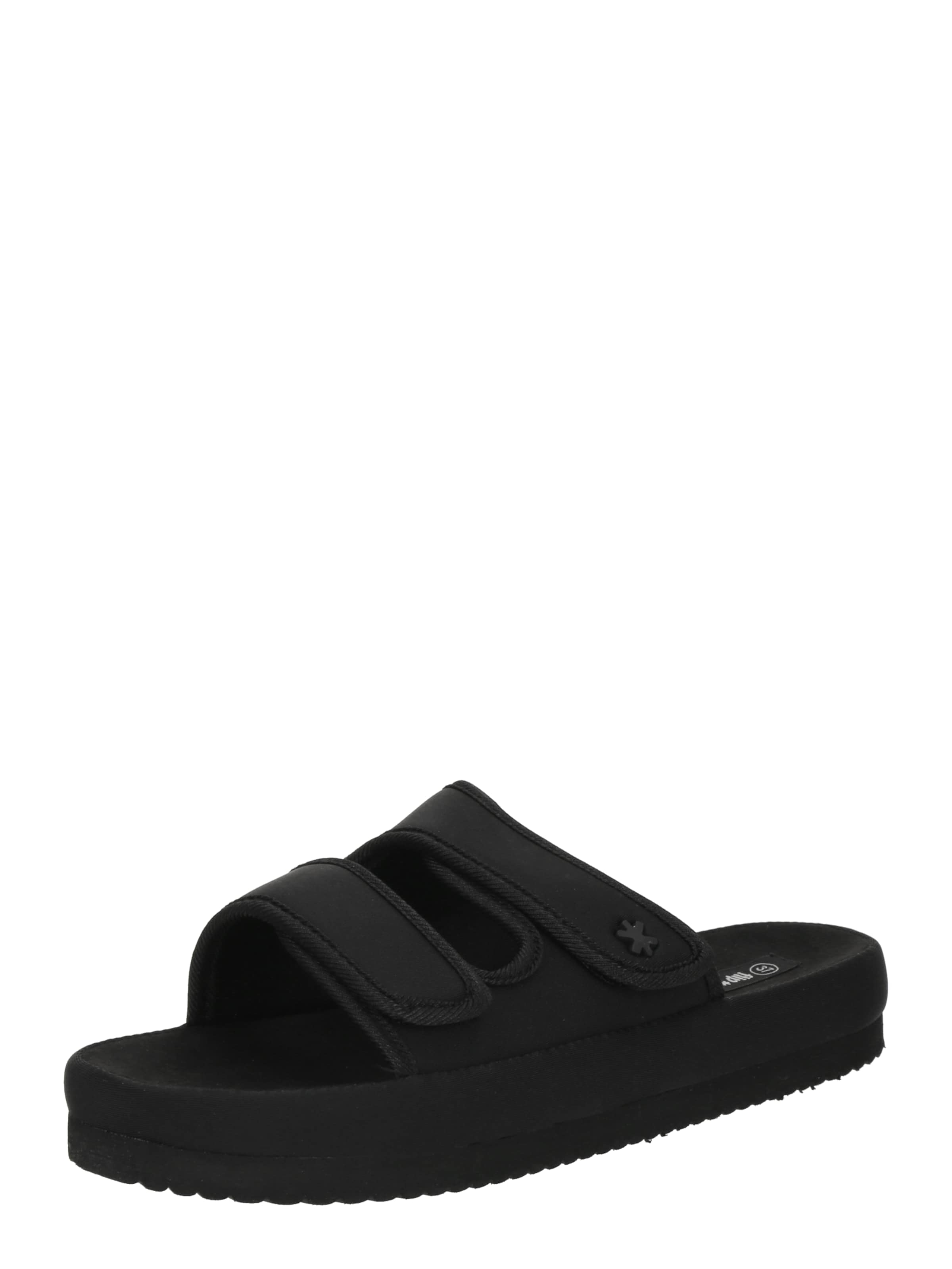 FLIP*FLOP Mules in Black: front