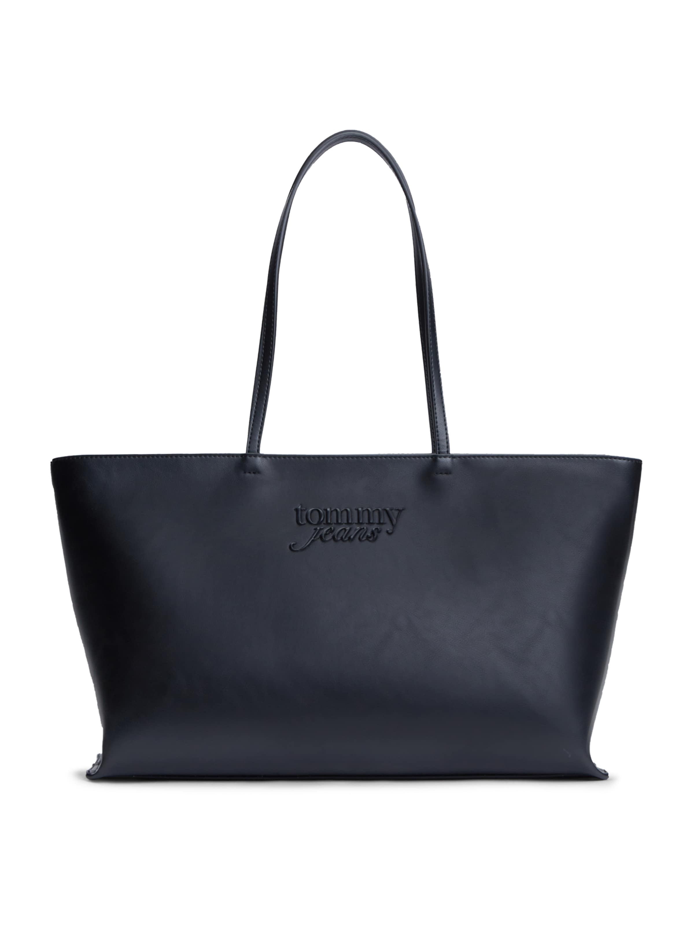 Tommy Jeans Ostoskassi 'MUST' värissä musta: etupuoli