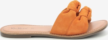 Kickers Mules in Orange