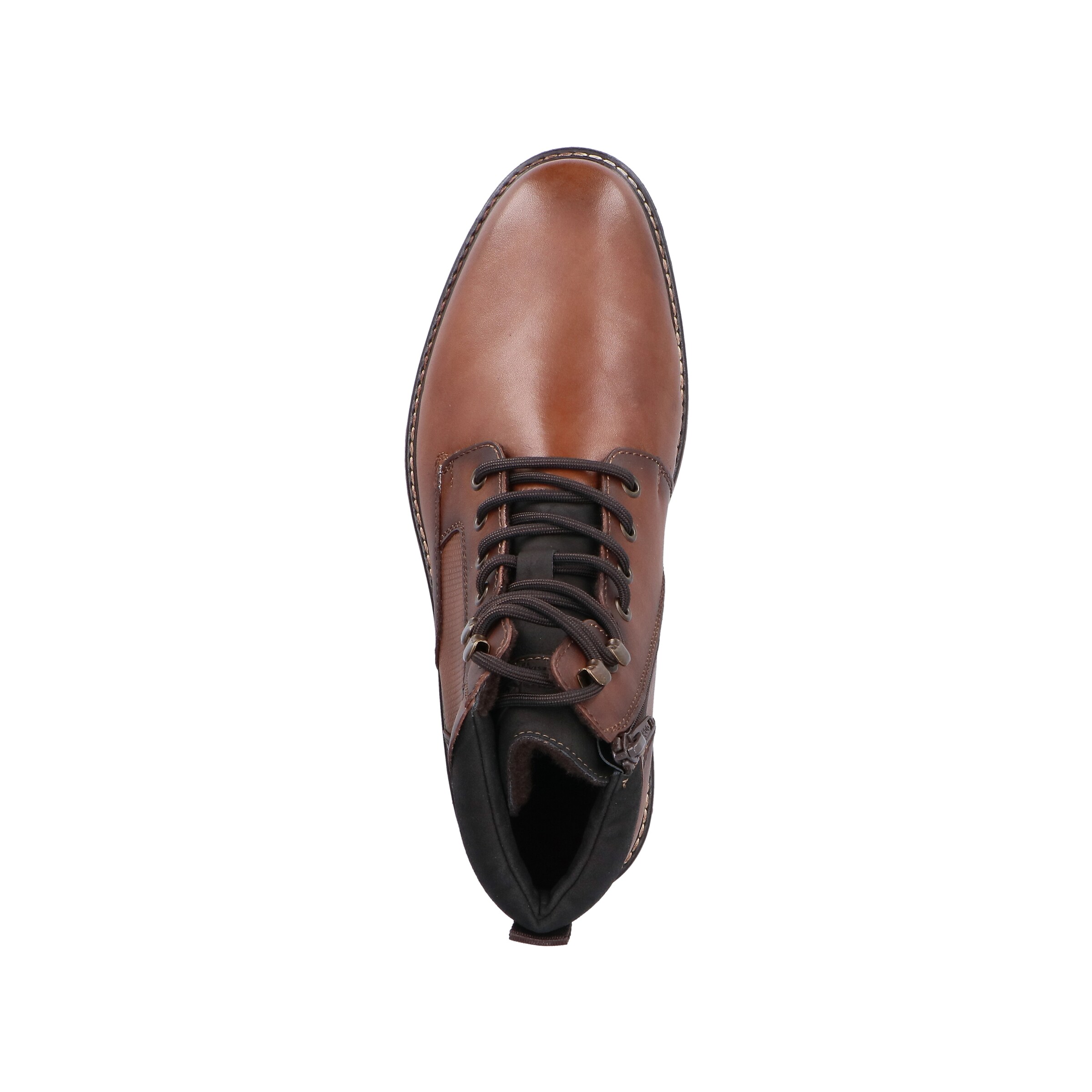 Bottes à lacets Rieker en marron