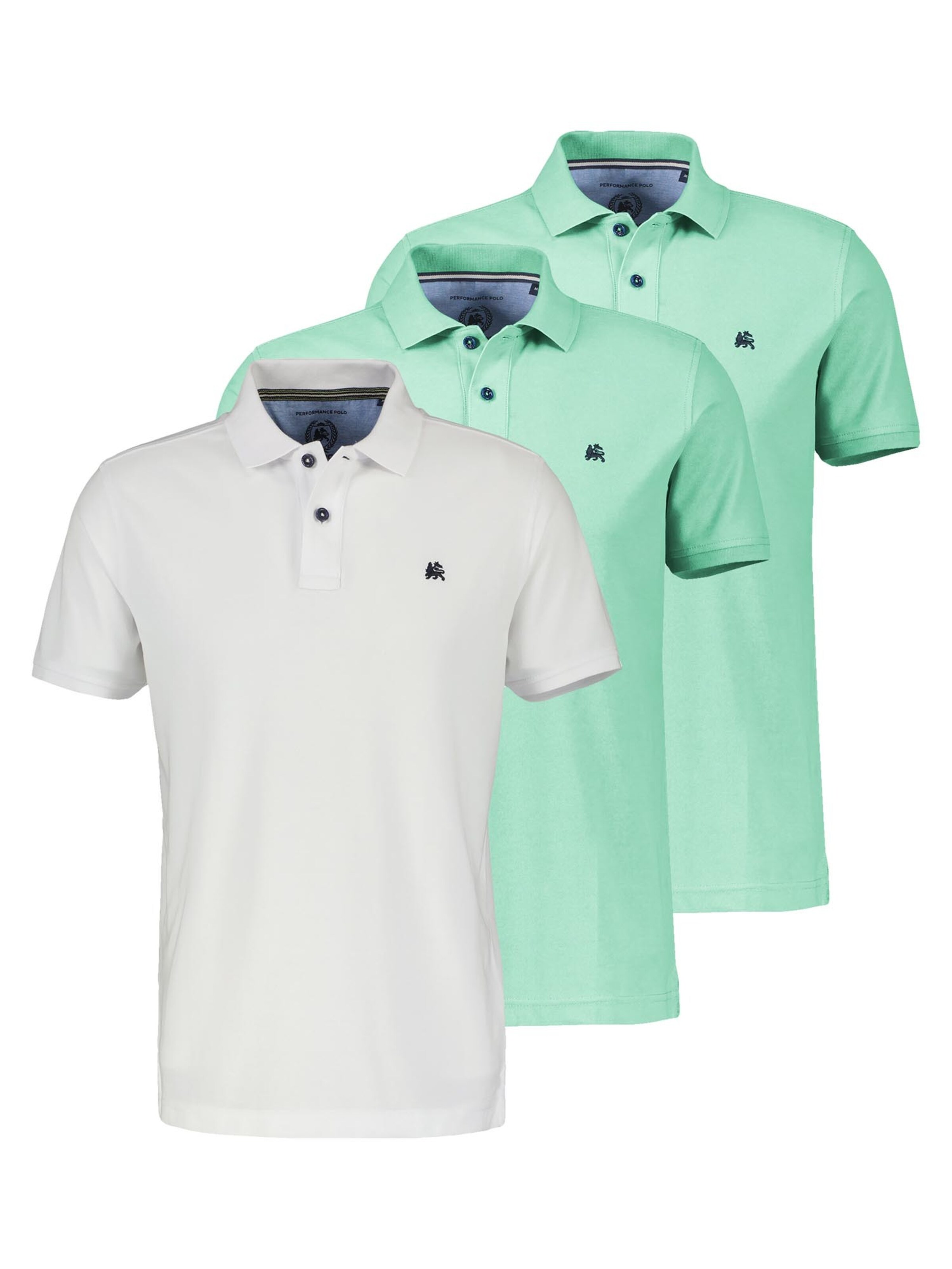 LERROS Shirt 'Basic'‌‌‌ in Blau: Vorderseite