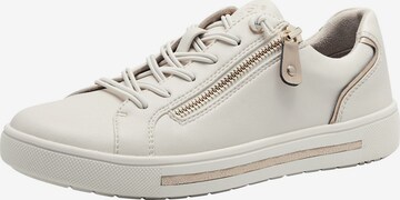 Baskets basses JANA en beige : devant