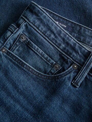 JACK & JONES Slimfit Jeans 'JJIGLENN JJEVAN' in Blauw
