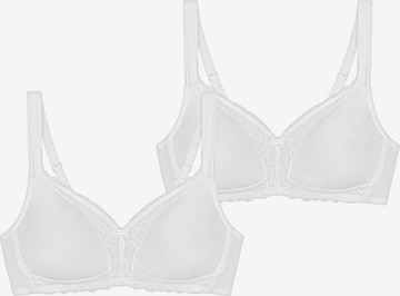 TRIUMPH BH ' Modern Lace+Cotton ' in Wit: voorkant
