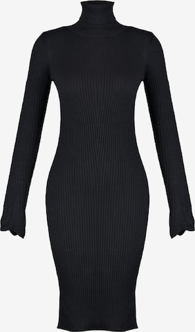 Trendyol Knitted dress in Black: front