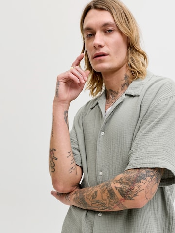 JACK & JONES Regular fit Overhemd 'JORNANTUCKET' in Blauw