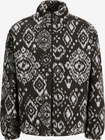 JACK & JONES Fleecejacke in Grau: Vorderseite