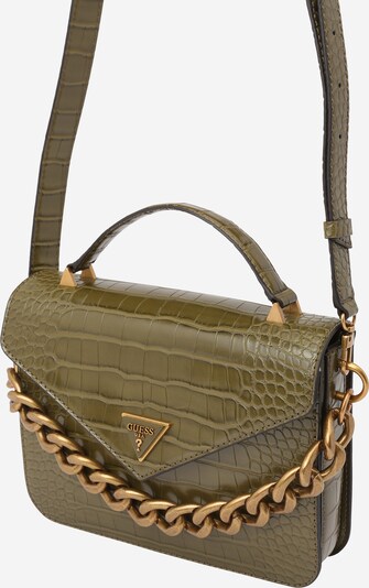 GUESS Handbag 'Retour' in Gold / Olive / Reed, Item view