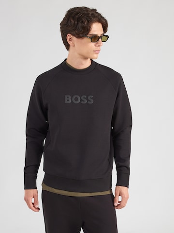 BOSS Sweatshirt 'Salbo' i sort: forside
