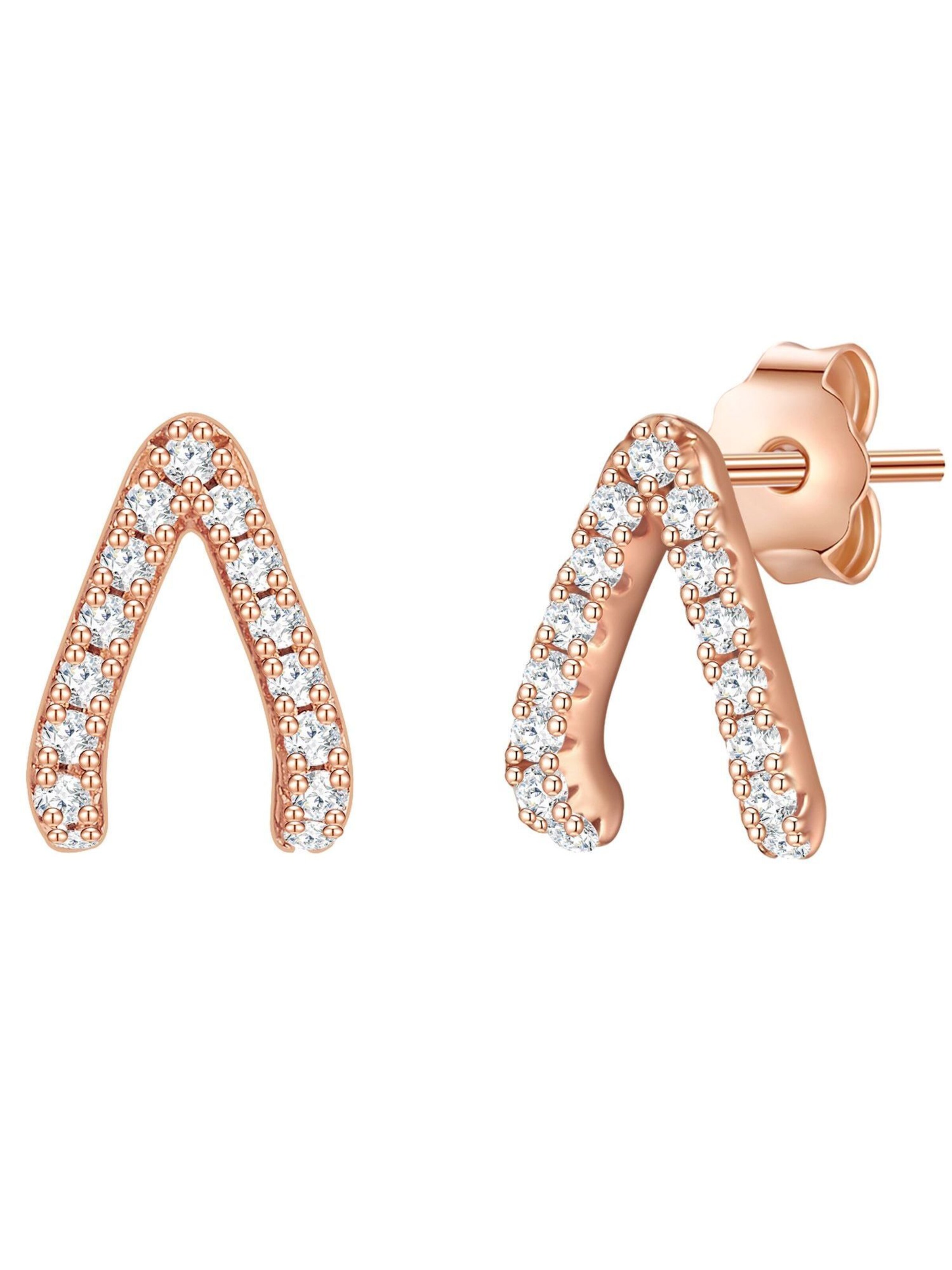 Glanzstücke München Ohrringe in Gold: Vorderseite