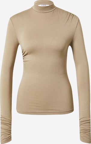 ABOUT YOU x Iconic by Tatiana Kucharova Shirt 'Celina' in Beige: front