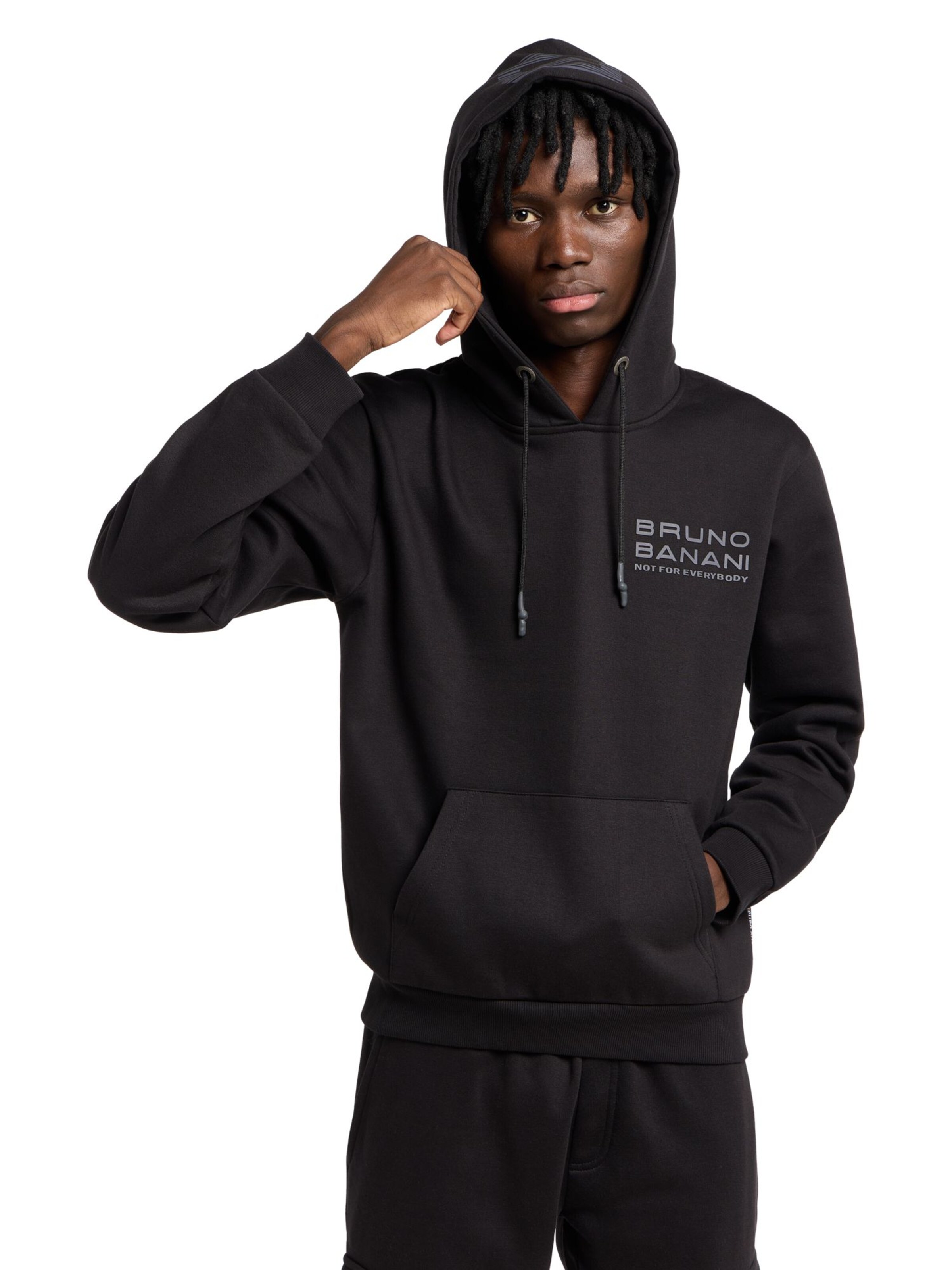 Bruno Banani Sweatshirt 'BUTCHER' in Black: front