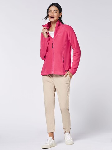 CHIEMSEE Fleece Jacket in Pink