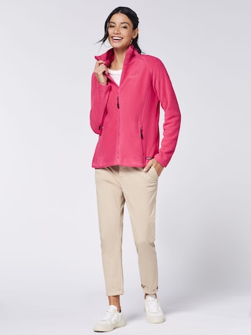 CHIEMSEE Fleece Jacket in Pink