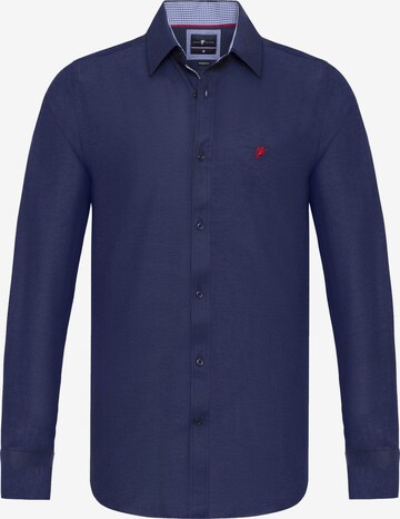 Chemise 'BRADLEY' DENIM CULTURE en bleu : devant