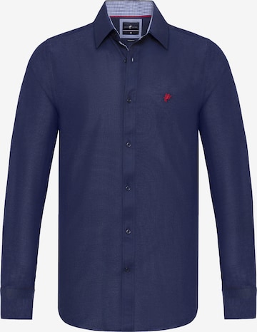 Chemise 'BRADLEY' DENIM CULTURE en bleu : devant