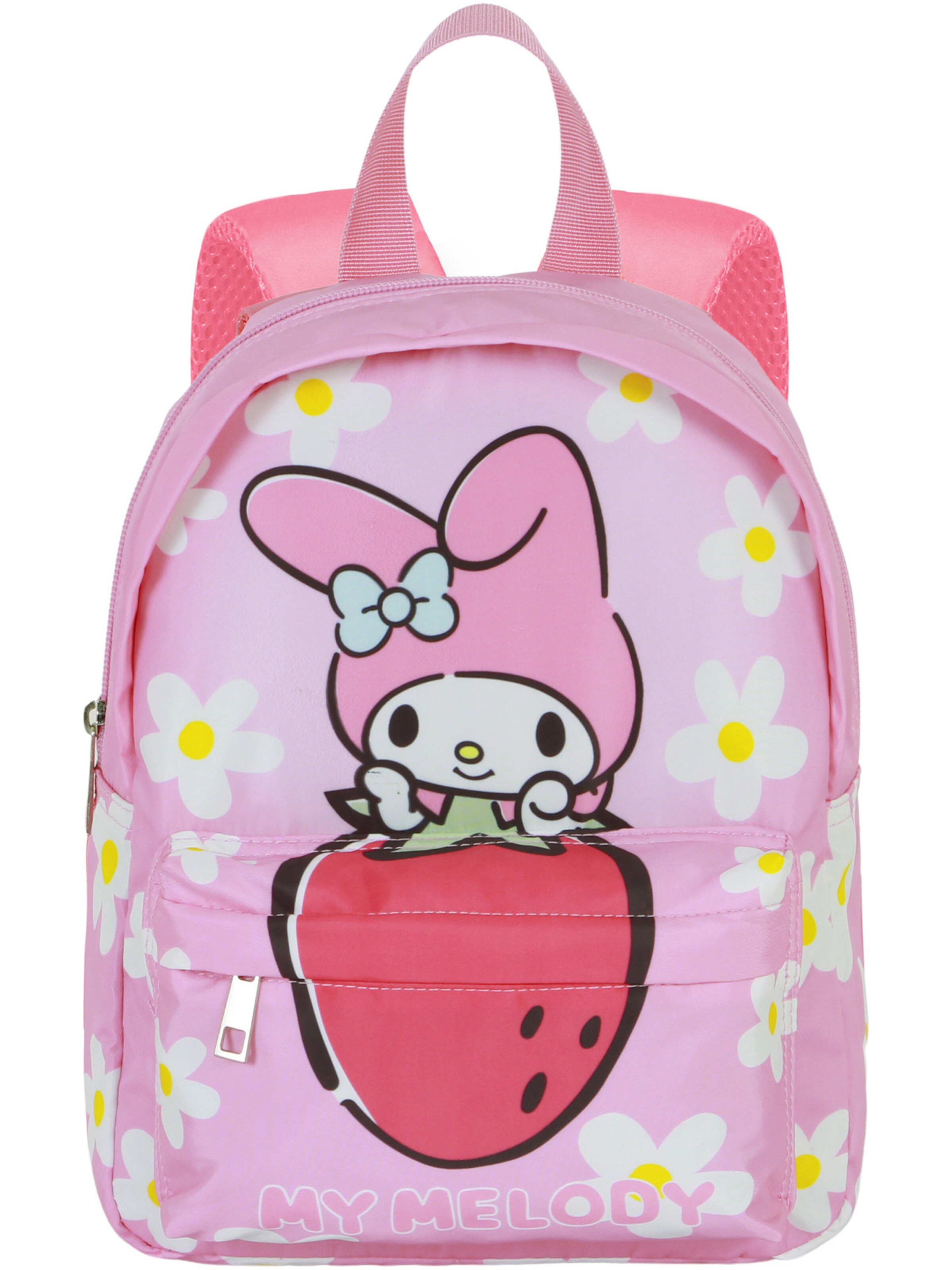 My Melody Backpack 'Erdbeeren' in Pink: front