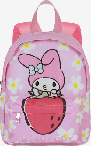 My Melody Rucksack 'Erdbeeren' in Pink: Vorderseite