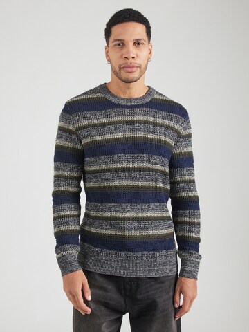 Key Largo Pullover 'MST BASEL' i blå: forside