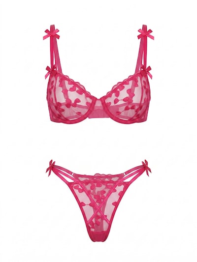 Set di biancheria 'Amore Rosa' in 75 L.BEV di colore rosa chiaro, Visualizzazione prodotti