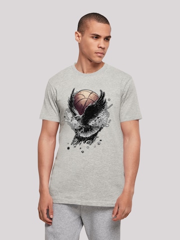 F4NT4STIC Shirt in Grey: front