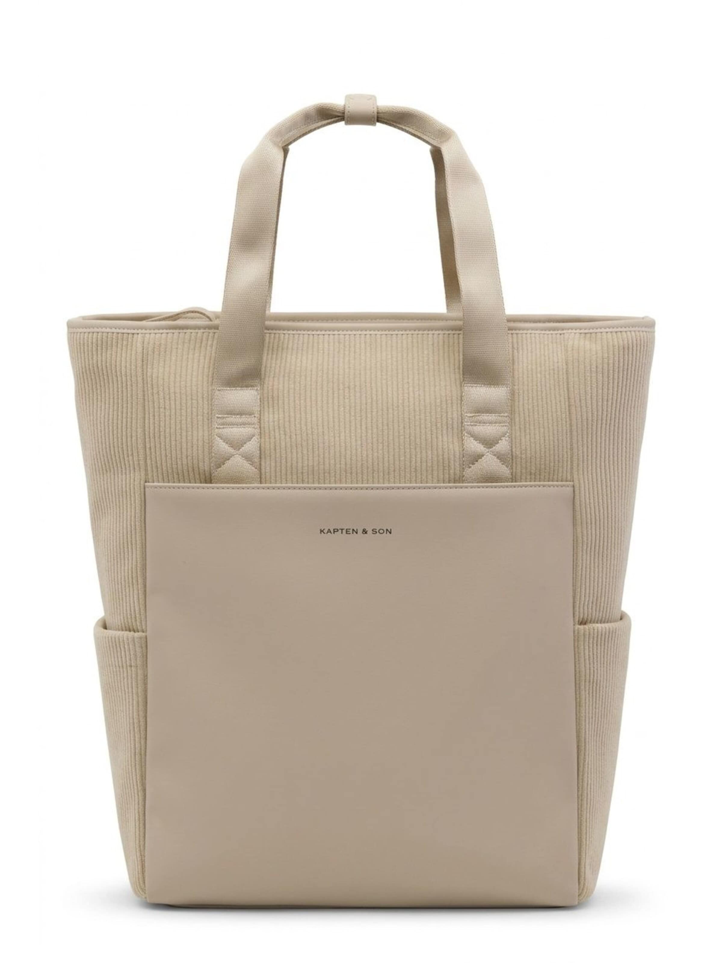 Kapten & Son Backpack 'Lindby Pro' in Beige: front