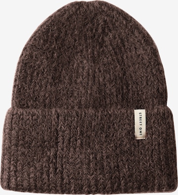 STREET ONE Beanie in Brown: front