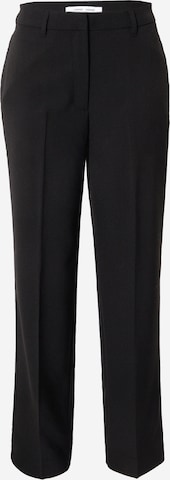 Samsøe Samsøe Regular Trousers with creases 'MAYA' in Black: front