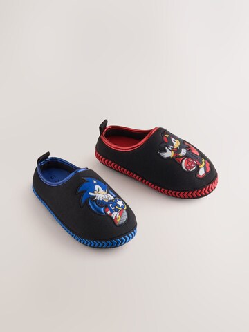 Next Huisschoenen 'Sonic The Hedgehog' in Zwart