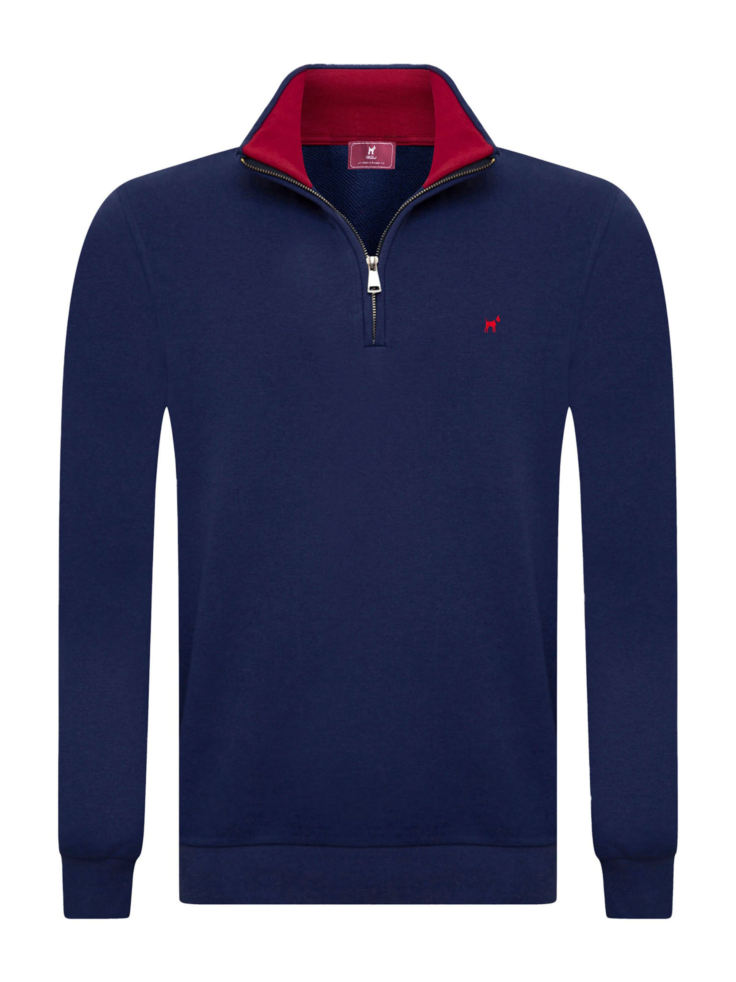 Williot Sweatshirt in Navy / Red, Item view
