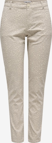 Pantalon chino 'ONLSURA' ONLY en beige : devant