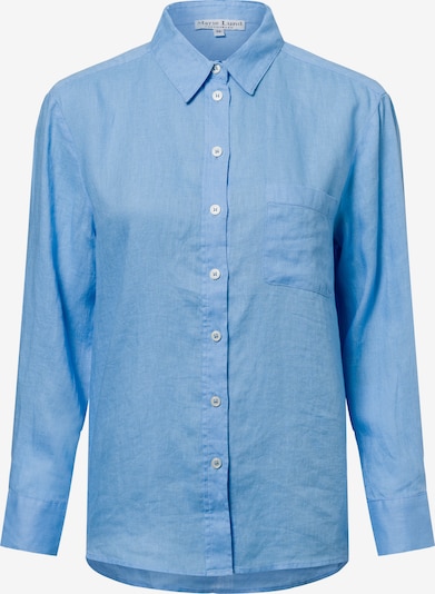 Marie Lund Leinenbluse in hellblau, Produktansicht