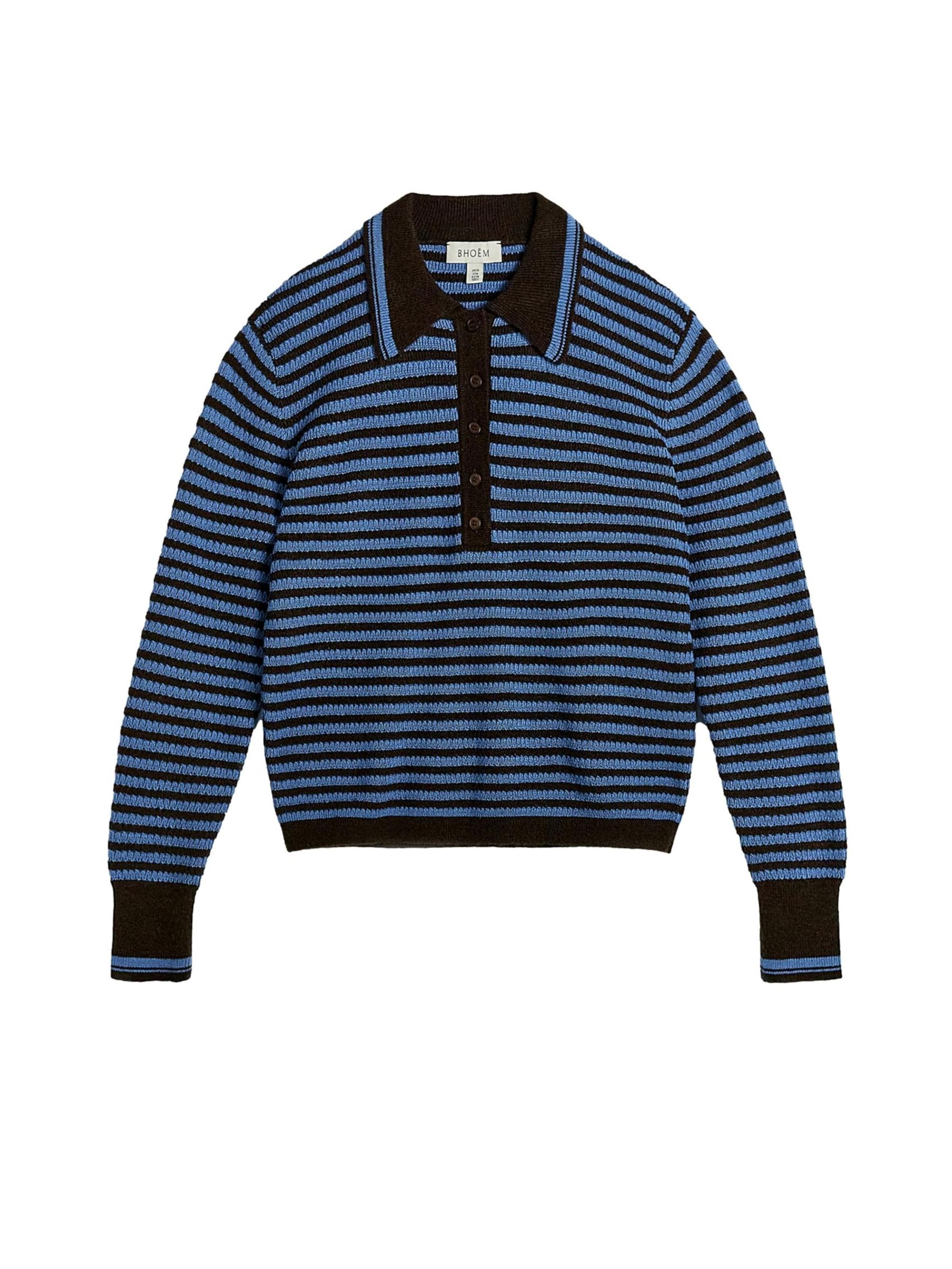 Bhoem Trui in Blauw: voorkant