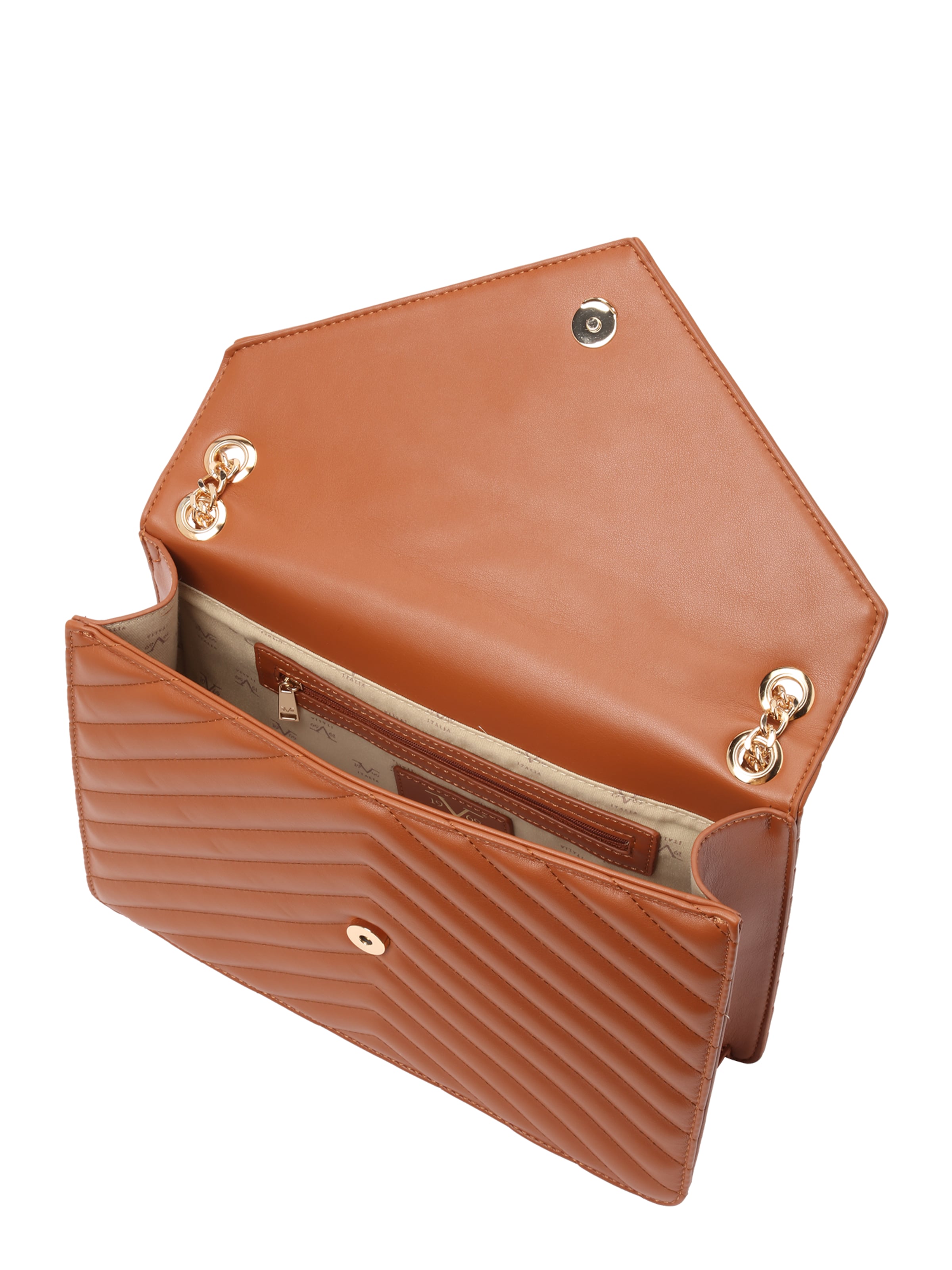 19V69 ITALIA Чанта за през рамо 'Bianca' в кафяво