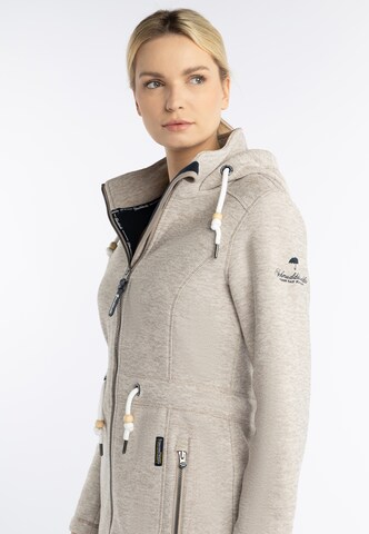 Schmuddelwedda Fleece jacket in Beige